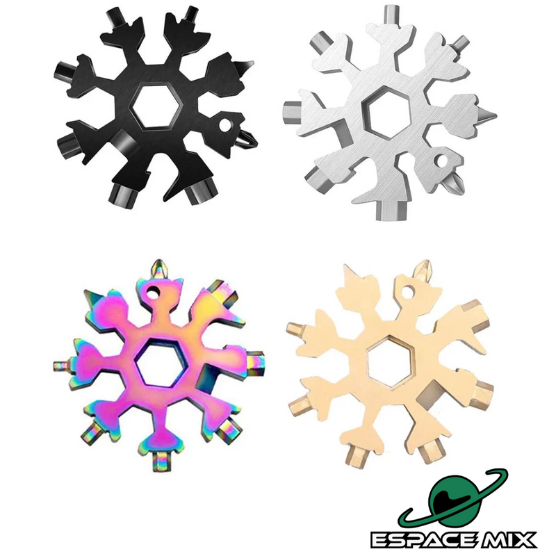 Floco de neve Versátil 18 em 1