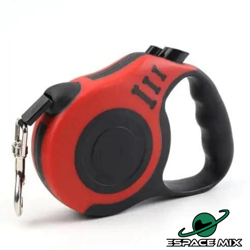 Coleira Guia Retrátil De 3 Metros Para Pets