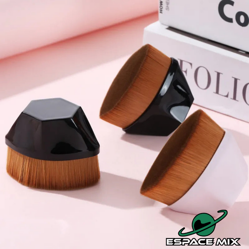 Pincel Profissional De Base Plana Para Maquiagem