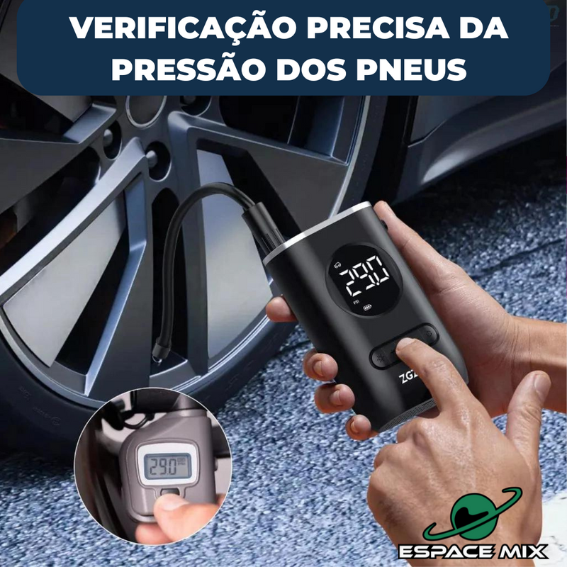 Mini Bomba de Ar A&B Portatil 2 em 1 - Espace Mix