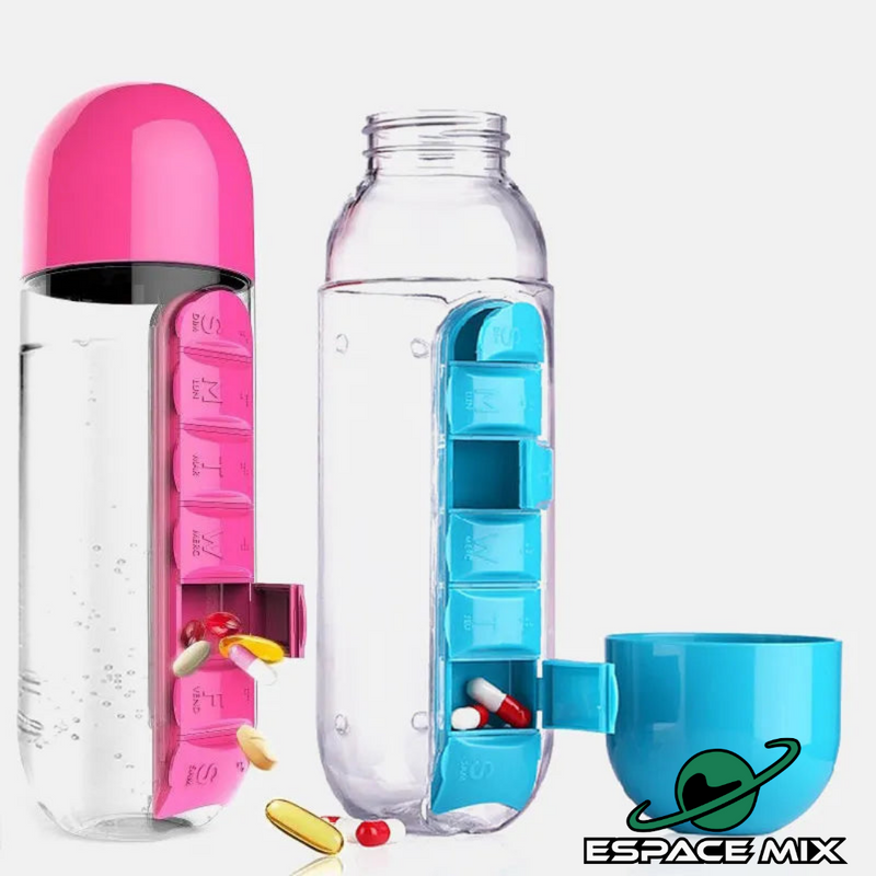 Garrafa  Plástica Com Porta Compromido