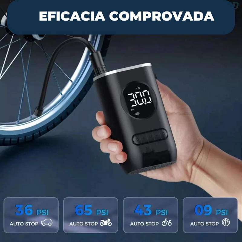 Mini Bomba de Ar A&B Portatil 2 em 1 - Espace Mix