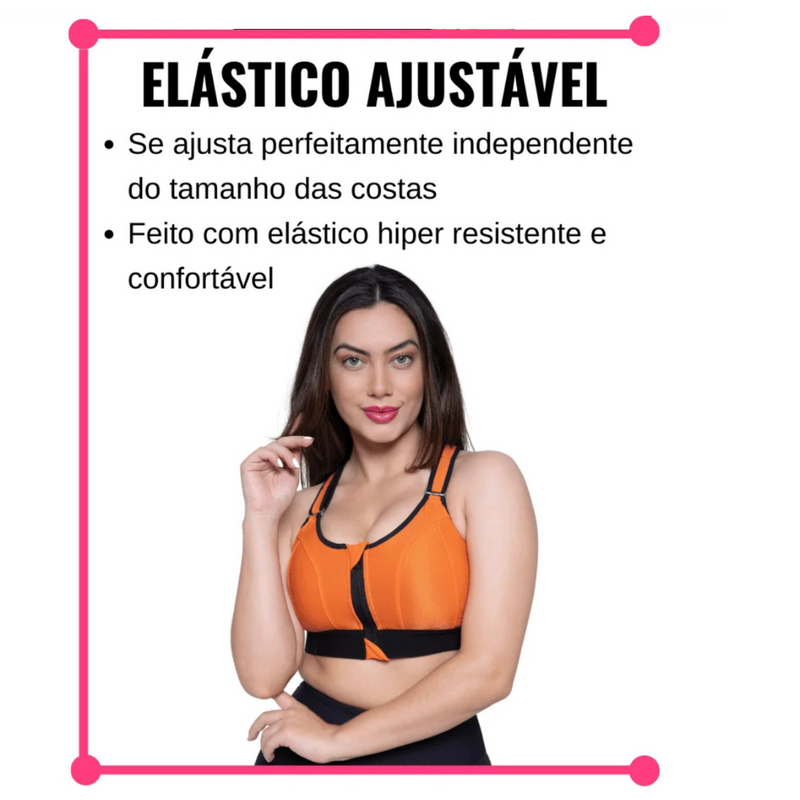 Sutiã SportBRA/ Tenha sustentação em TRIPLA AÇÃO