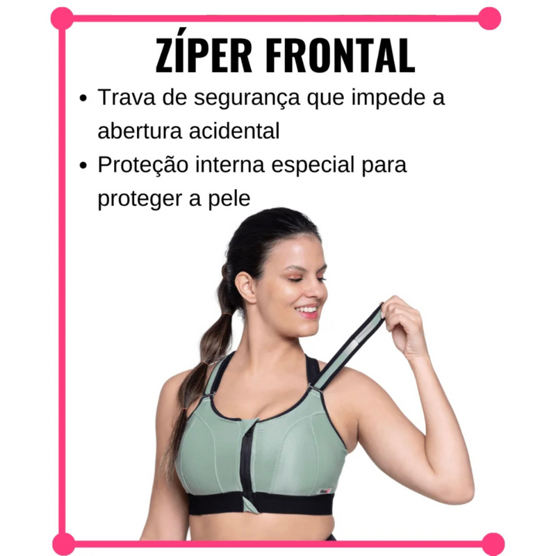 Sutiã SportBRA/ Tenha sustentação em TRIPLA AÇÃO