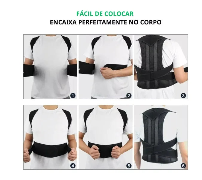 Corretor de postura ajustável