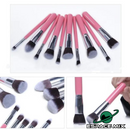 Kit 10 Pincéis De Maquiagem