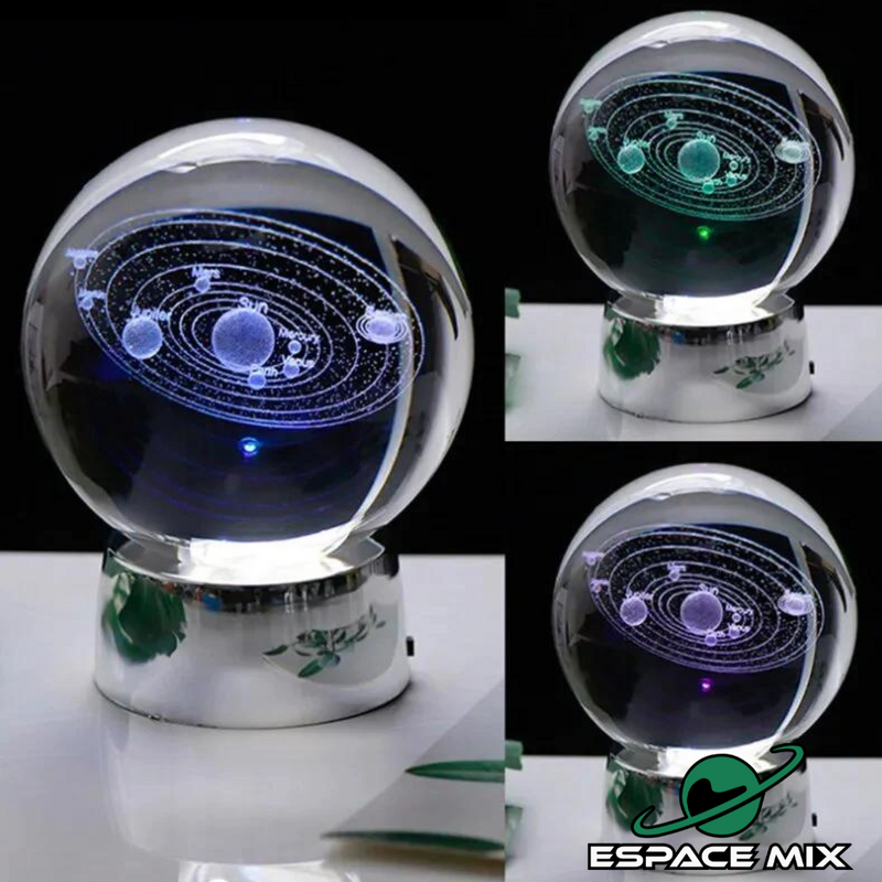 Bola de Cristal Sistema Solar 60/80mm